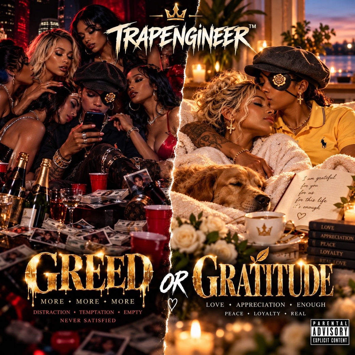 Greed or Gratitude by TrapEngineer™ cover art